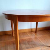 Danish extendable round table 1960