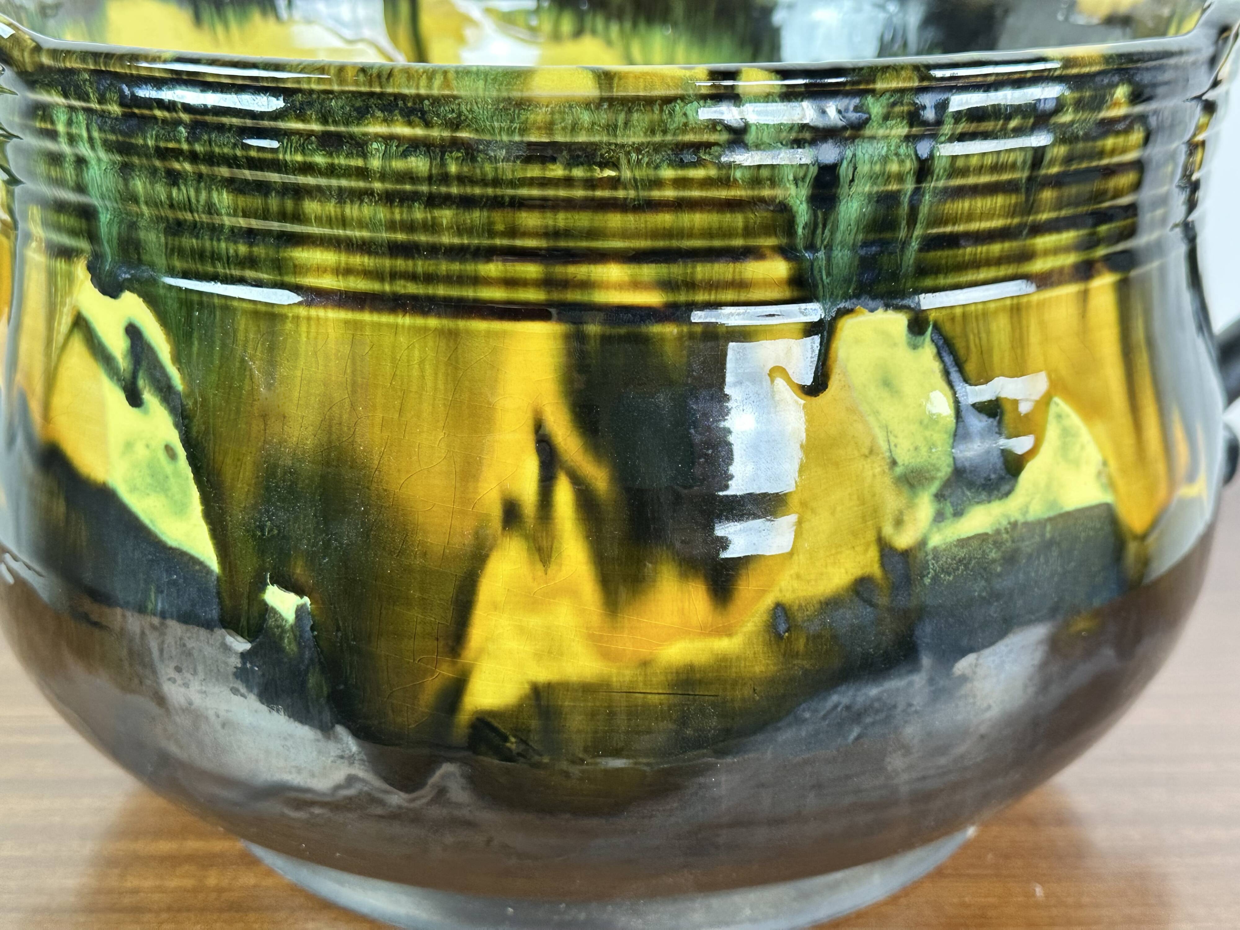 Vintage ceramic basin by André Chaudemanche 1960