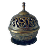 Indian brass lamp