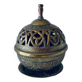 Lampe indienne en laiton