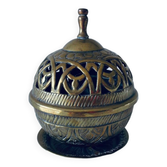 Indian brass lamp