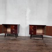 Paire de table de nuit 1950