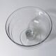 Large bubble glass bowl vintage