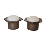 Pair of walllight Raak opaline 1970