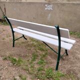 Rustic garden bench