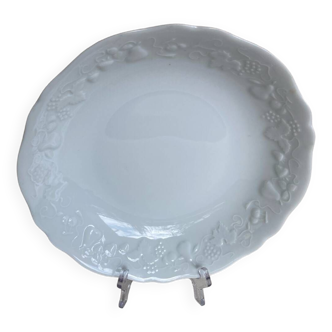 Large round hollow dish Philippe Deshoulières model California Limoges