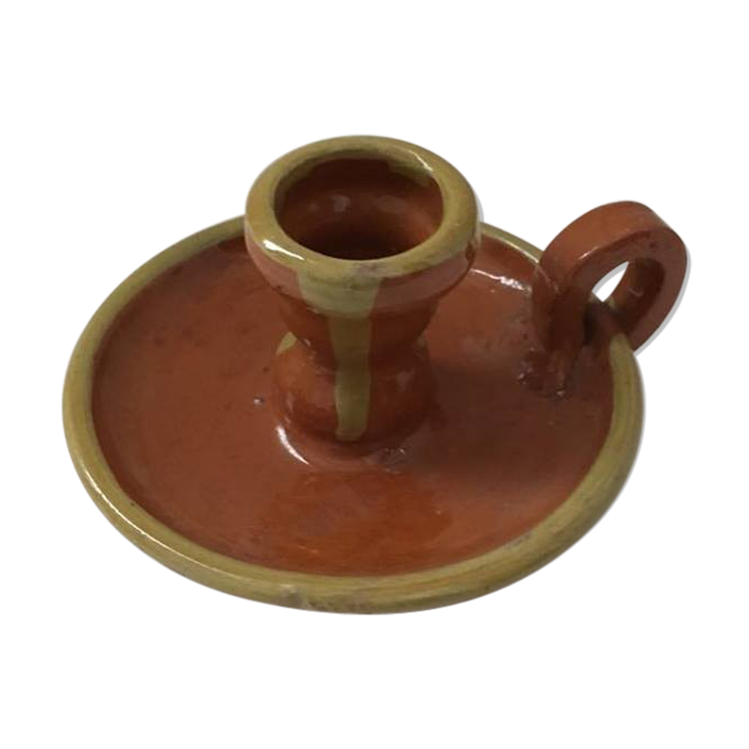 Terra cotta candle holder