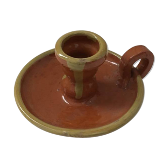 Terra cotta candle holder