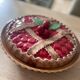 Barbotine plat à tarte cerise