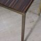 Vintage side table in rosewood & bronze – 1960s