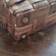 Basket or bag to put or hang leather, rope, brass and rattan
