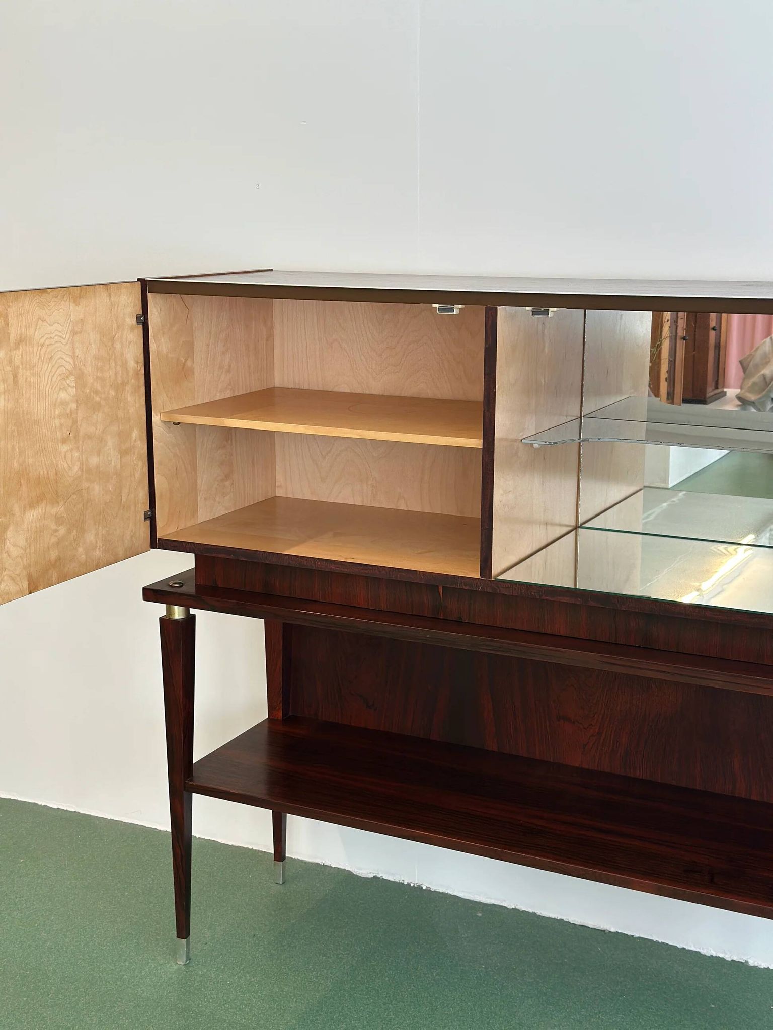 Mid-century rosewood bar cabinet, 1960s