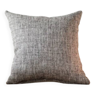 Hand-woven “Alfred” cushion in linen and wool