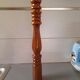 Large turned wooden pepper mill 1970