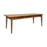 Vintage farmhouse table with spindle legs.