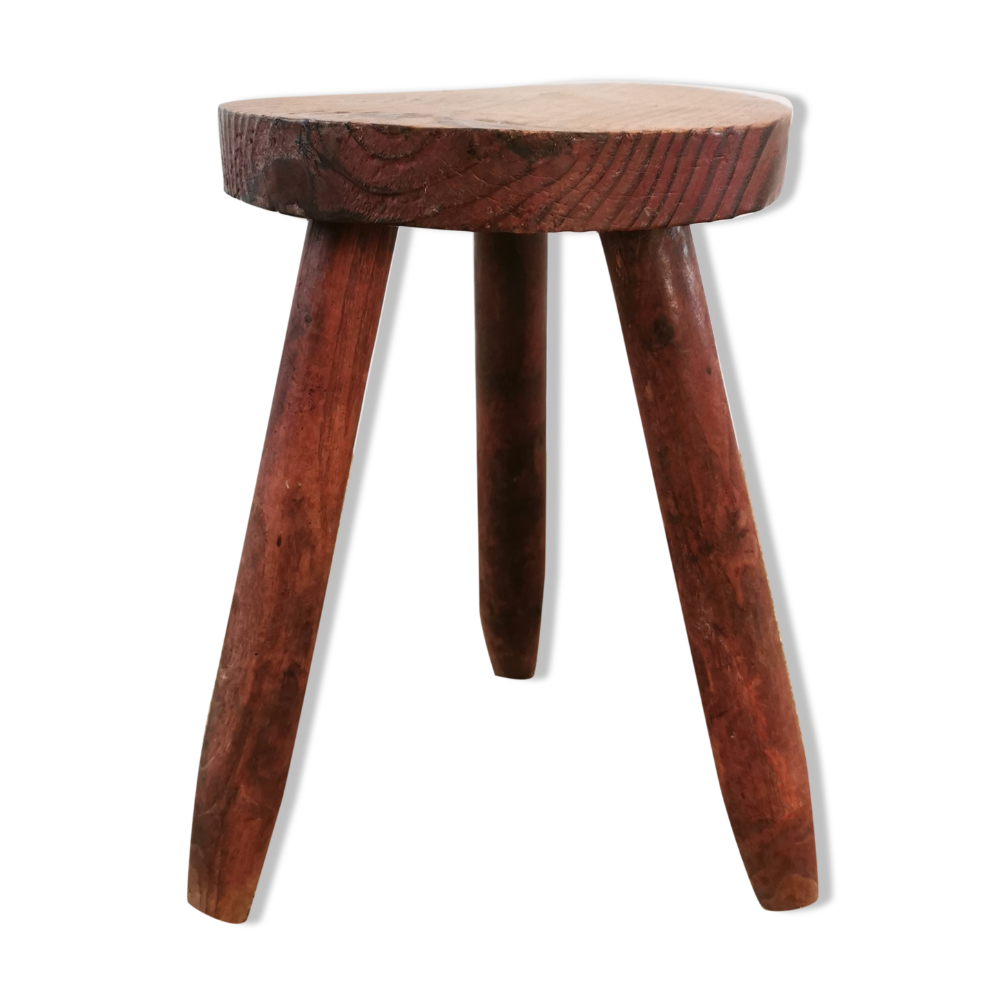 Wood tripod stool