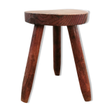 Wood tripod stool