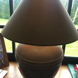 Pink ceramic lamp