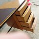Adult desk, scandinavian type, 1970 and roneo chair