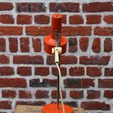 Lampe de bureau à balancier orange 1970