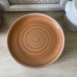 Set of 8 flat plates in Sarreguemines stoneware