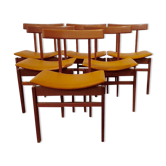 Set of 6 teak dining chairs by Inger Klingenberg for France & Daverkosen 1960