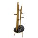 Support de plante Mid-Century Modern – Europe, années 1960-1970, bambou et artistique