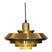 Rare golden messing Swedish design lamp   *** Sweden 1970's *** Nordic styl