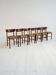 Danish dining chairs in teak Karl Andersson & Söner 1960s