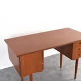 Mid-Century Danish Teak Desk, 1960s.