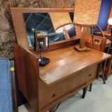 Scandinavian teak veneer dressing table, 1970s