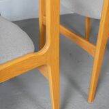 Set of 2 Danish Chairs by Erik Buch made of Oak