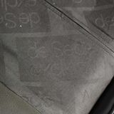 Pair of buffalo leather lounge chair 1970's