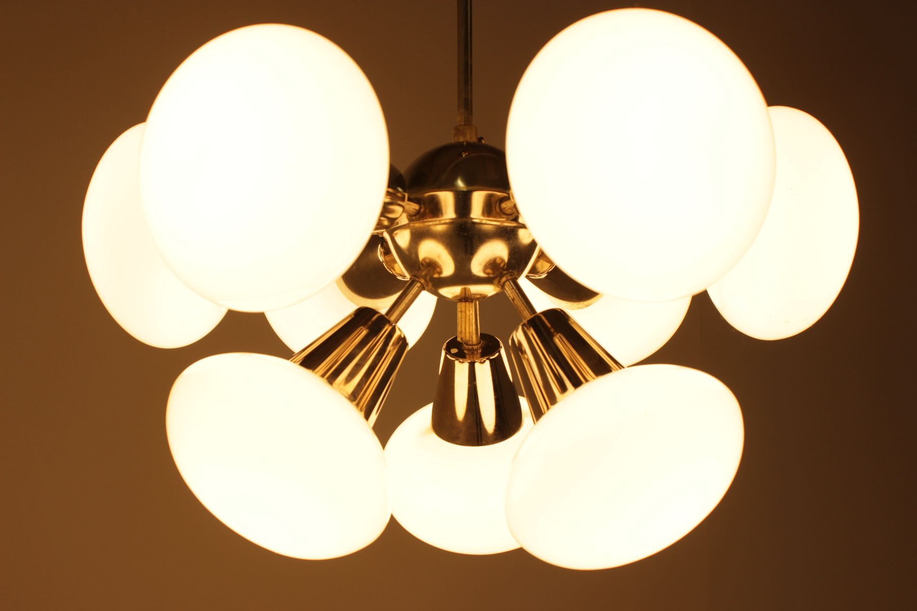 Chandelier Sputnik by Kamenický Šenov