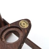 Rattan and cane wall lamp, 60s