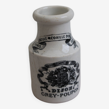 Old mustard pot