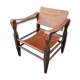 Fauteuil Safari cuir et simili cuir
