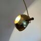 German Postmodern Vintage Brass Arc Floor Lamp with Clamp Rod attributed to Florian Schulz, 1970s