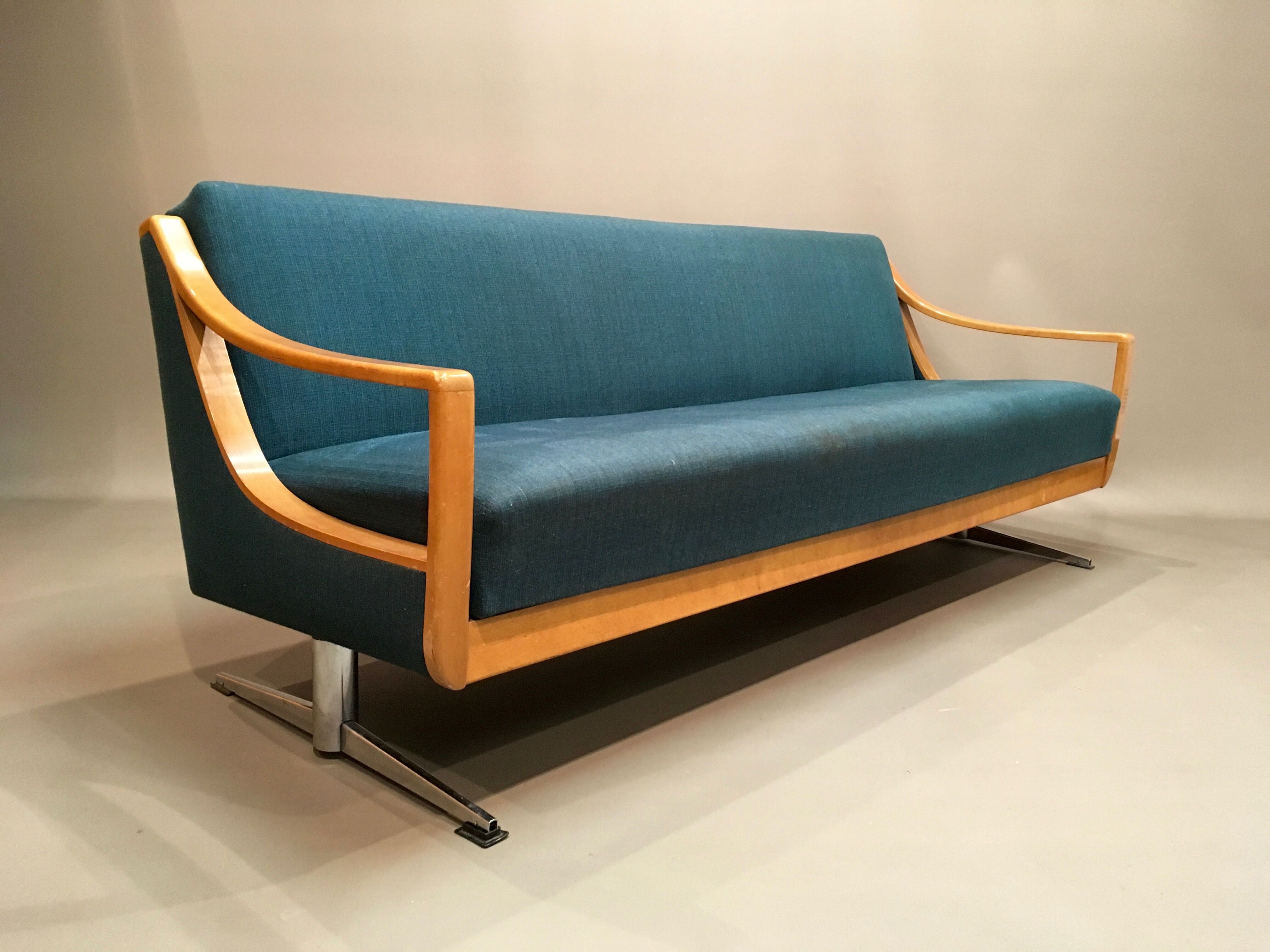 Sofa daybed "Scandinavian design" 1950.
