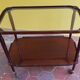 Desserte table sur roulettes vintage 2 plateaux