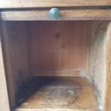Curtain bedside table
