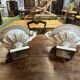 Pair of Medici vases in cast iron from the 19th century.