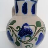 Alsace sandstone pitcher signed