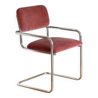 Chaise cantilever chromées vintage Bauhaus Cesca