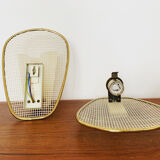 Set of 2 mid-century modern wall lamps