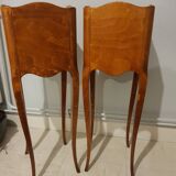 Pair of narrow bedsides Louis XV style