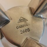 Candle holder with 3 arms, designed by Just Andersen/Denmark in the 1950s.