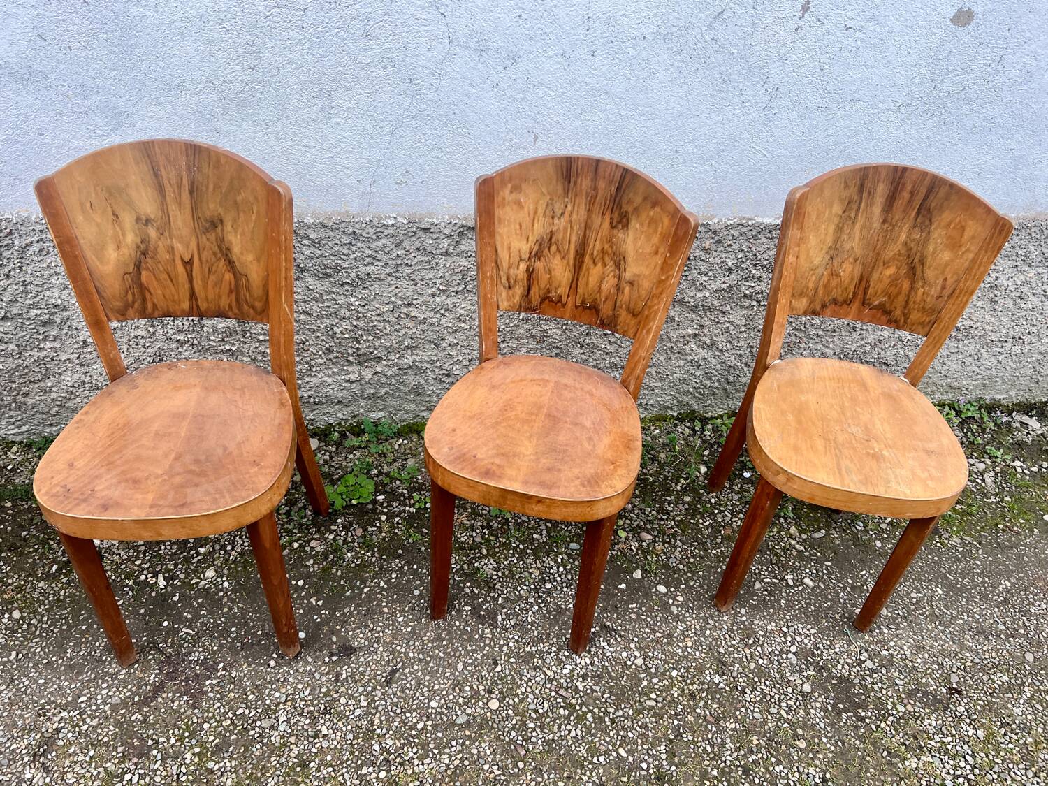 Vintage bentwood dining chairs