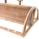 Rattan wall coat holder