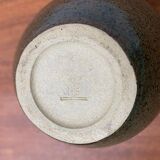 East German pottery vase from the mid-century GDR by VEB Coswig Keramik, 1960s.